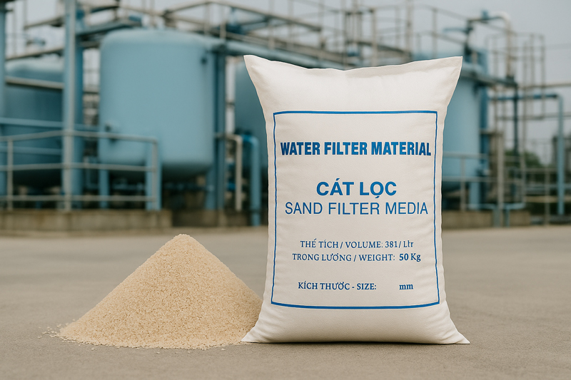 Cát thạch anh 0.4-0.8mm