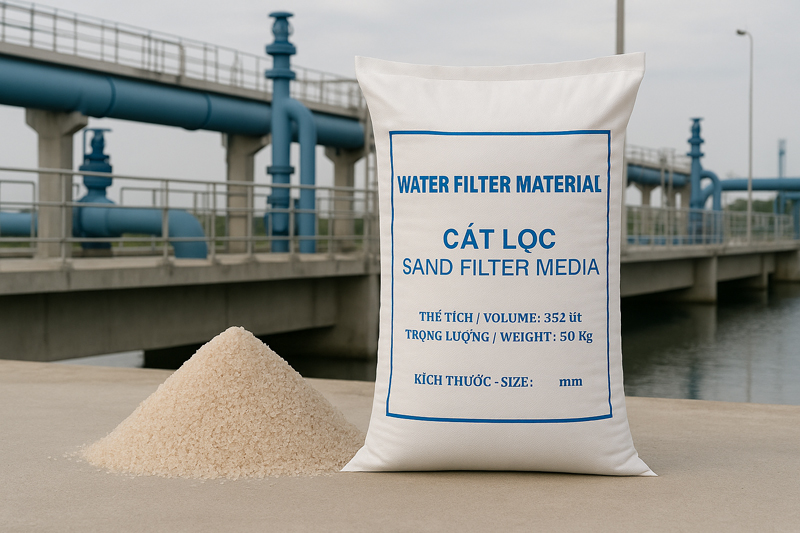 Cát thạch anh 0.8-1.2mm