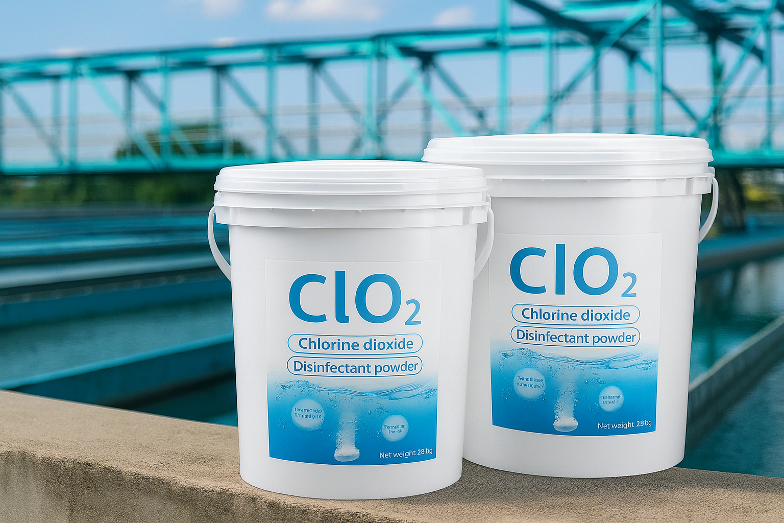 Clo Dioxit dạng bột