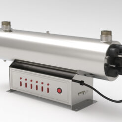 Bộ đèn UV diệt khuẩn nước SS 440W | Lưu lượng 22 m³/h – 96 GPM | Vỏ inox 304 – Diệt 99,9% vi khuẩn