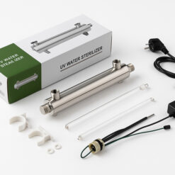 Bộ đèn UV diệt khuẩn nước SSQYT5-16W | Lưu lượng 0,4 m³/h – Diệt 99,9% vi khuẩn, vỏ inox 304