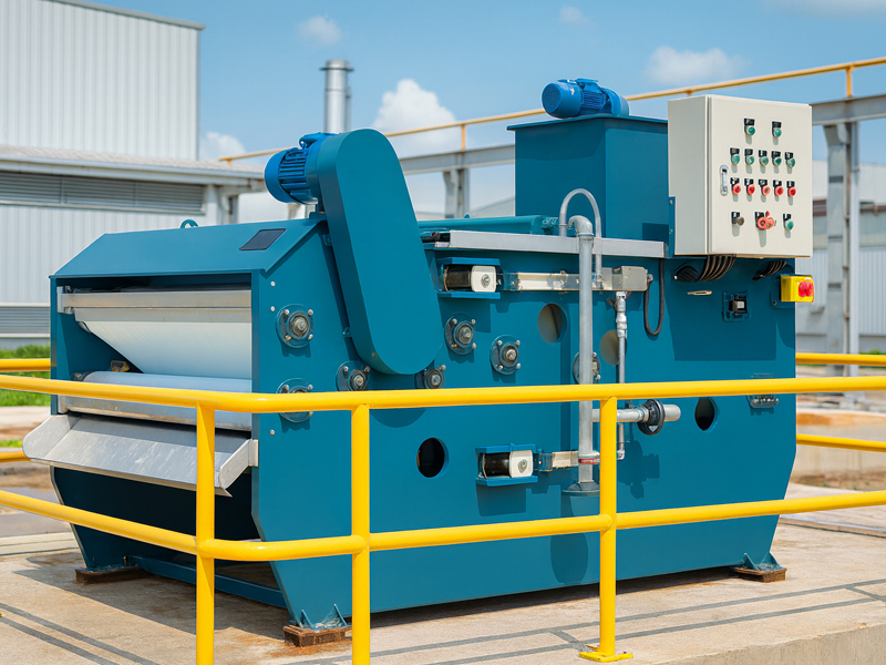 Máy Ép Bùn Băng Tải CHISHUN NBD-E – Công nghệ ép bùn tiên tiến, hiệu suất cao, tiết kiệm năng lượng