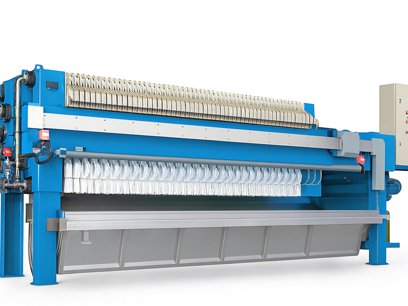 Máy Ép Bùn Khung Bản CHISHUN MACS – Hiệu suất ép khô vượt trội, vận hành tự động, bền bỉ theo thời gian