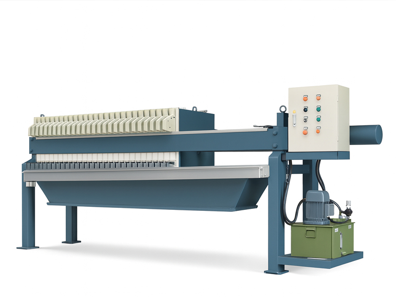 Máy ép bùn khung bản CHISHUN MCS – Dòng ép bùn bán tự động, hiệu quả cao, chi phí tối ưu