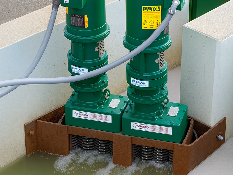 Máy nghiền rác thải 30K & 40K Open Channel Muffin Monster JWCE – Giải pháp xử lý rác cho kênh mở công nghiệp